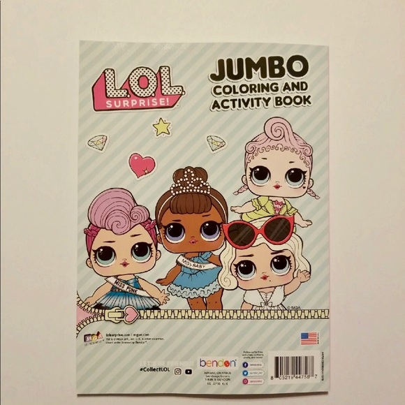 LOL SURPRISE DOLLS COLORING & ACTIVITY BOOK - Picture 2 of 7